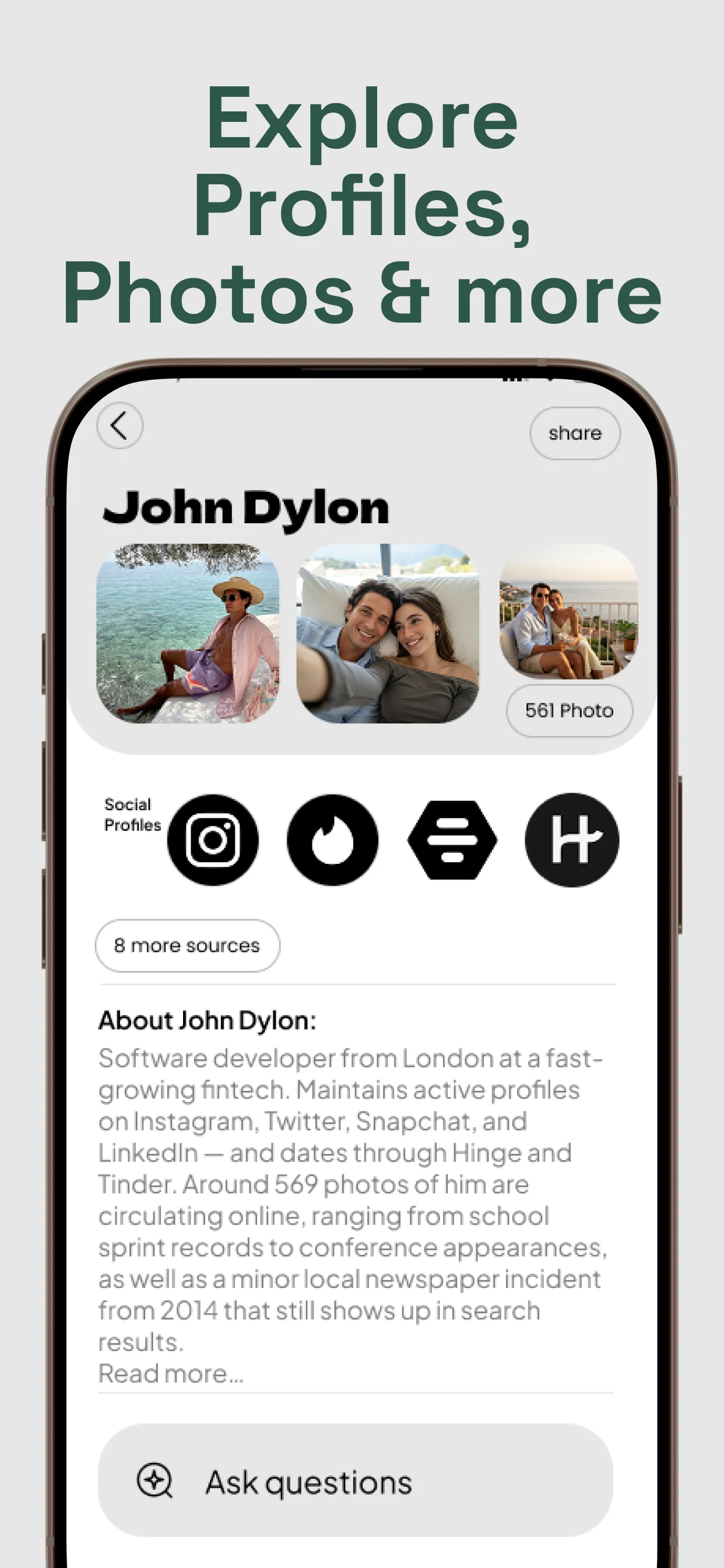 Deepcheck AI Search Assistant screenshot